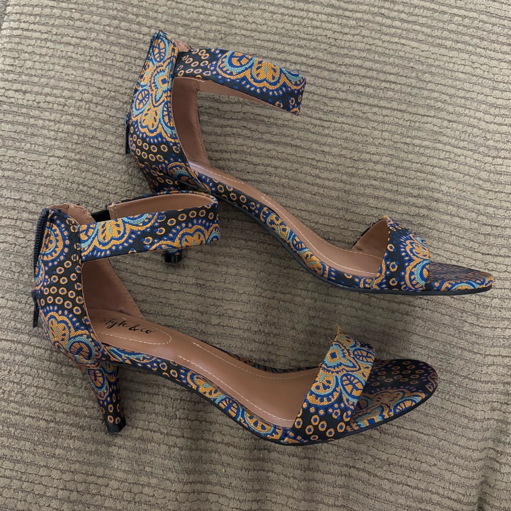 Style & Co. Patterned Heels